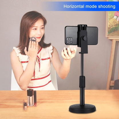 Round Base Desktop Mount with Phone Clamp