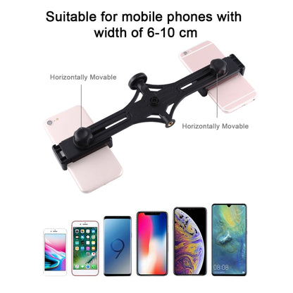 Live Broadcast Dual Phone Brackets Horizontal Holder