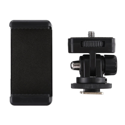 1/4 inch Screw Thread Cold Shoe Mount with Phone Clamp