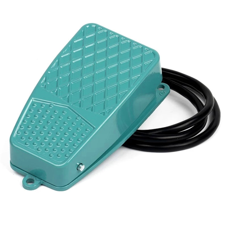 TFS-2 AC 250V 10A Anti-slip Metal Case Foot Control Pedal Switch, C...