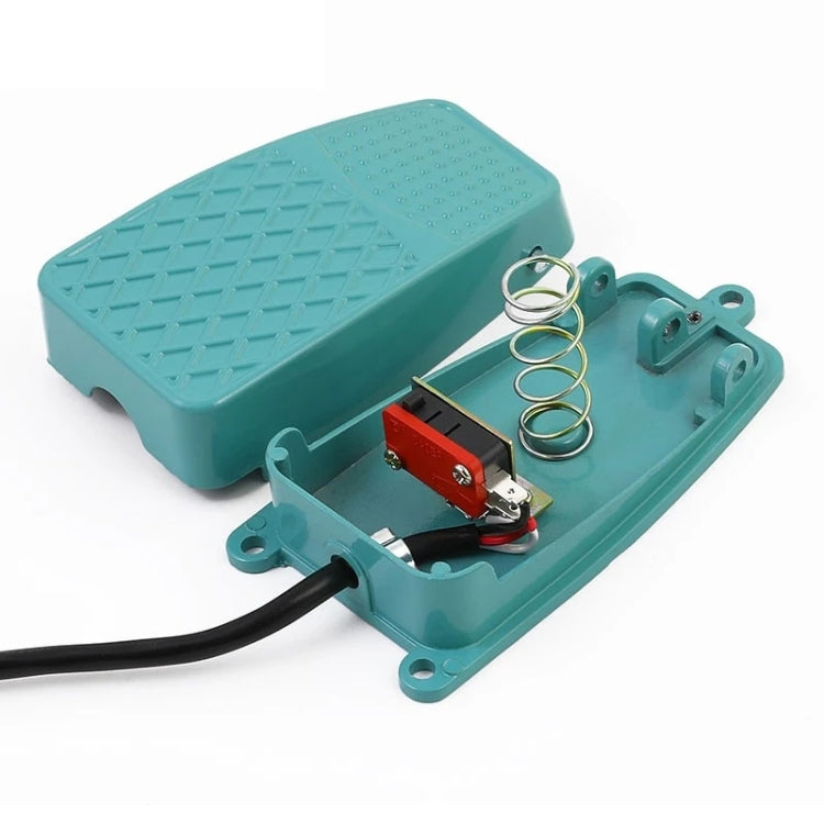 TFS-2 AC 250V 10A Anti-slip Metal Case Foot Control Pedal Switch, C...
