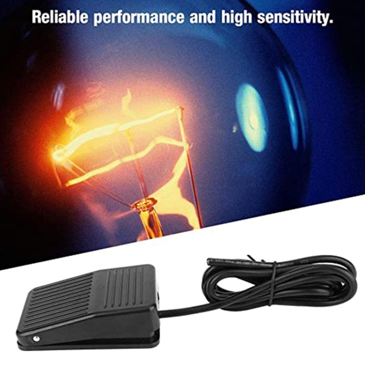 TFS-01 AC 250V 10A Anti-slip Plastic Case Foot Control Pedal Switch...