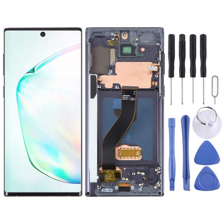 6.28 inch OLED  LCD Screen with Frame For Samsung Galaxy Note10