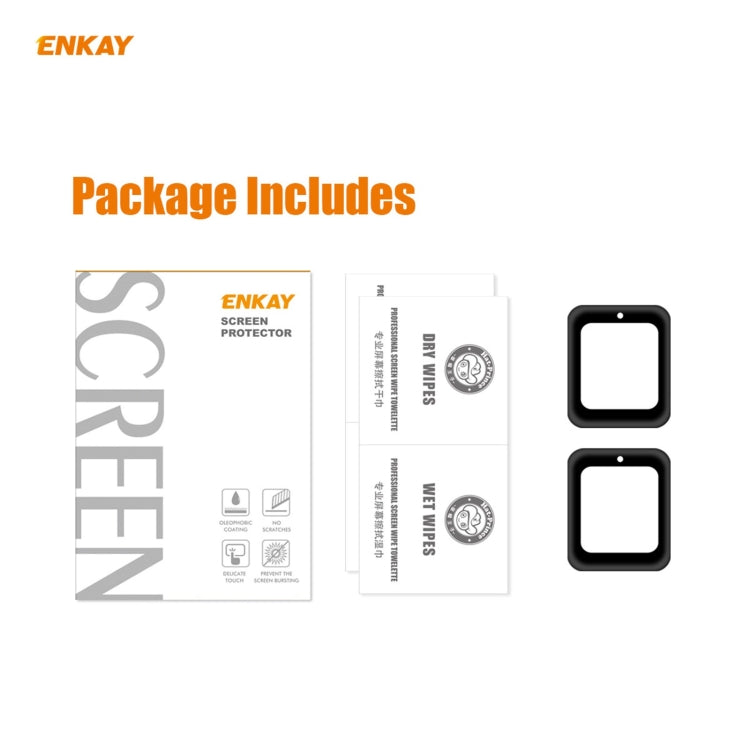 2 PCS ENKAY Hat-Prince 3D Full Screen Soft PC Edge + PMMA HD Screen Protector Film, For Redmi Watch (2 PCS), For Huawei B6 (2 PCS), For Venu 2 / Vivoactive 4 45mm (2 PCS), For Garmin Venu 2S / Vivoactive 4S 40mm (2 PCS)���������������������������������... - NMNYSX