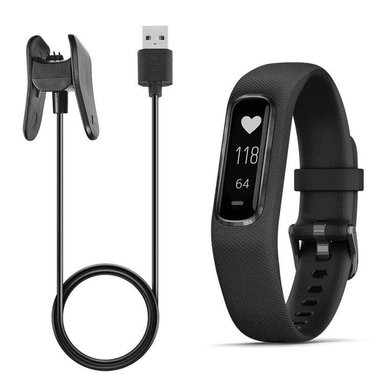 Plastic Charger for Garmin Vivosmart 4 Smartwatch, Data Cable, Replacement Cable, 1m - NMNYSX