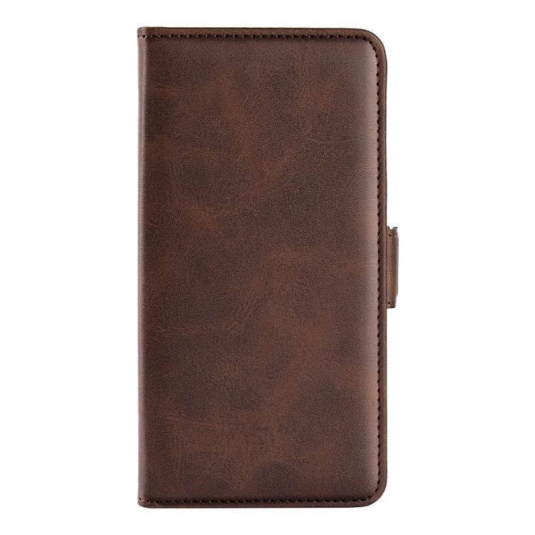 For Ulefone note 10 Dual-side Magnetic Buckle Leather Phone Case, Black, Yellow, Brown, Dark Blue, Red - NMNYSX