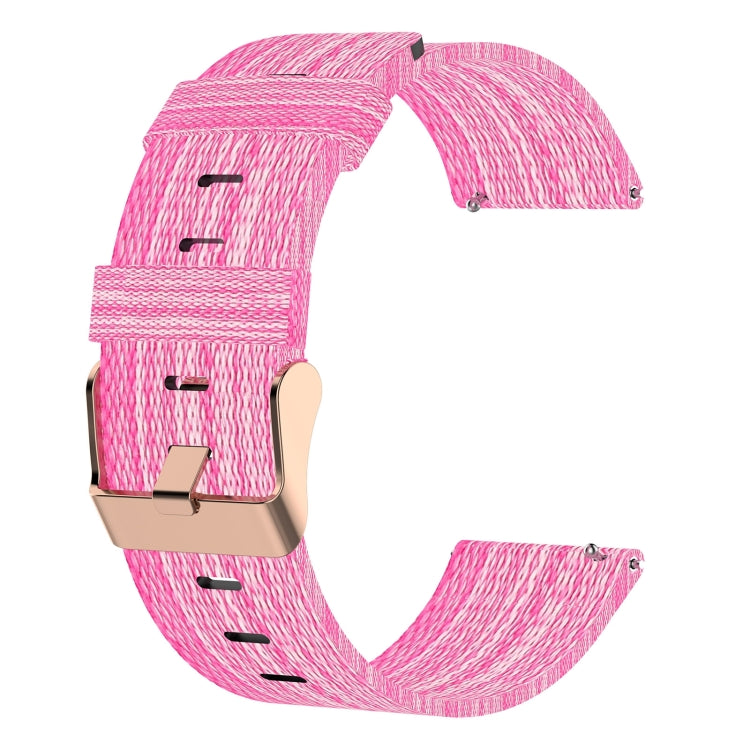 18mm Nylon Woven Watch Band, For Garmin Forerunner 255S, For Garmin Venu 2S, For Garmin Vivomove 3S, For Garmin Vivoactive 4S - NMNYSX