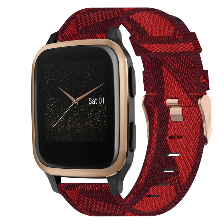 20mm Nylon Woven Watch Band, For Garmin Venu SQ, For Garmin Vivomove 3, For Garminmove 3, For Garmin VivoMove Luxe, For Garminmove Luxe, For Garmin VivoMove Style - NMNYSX