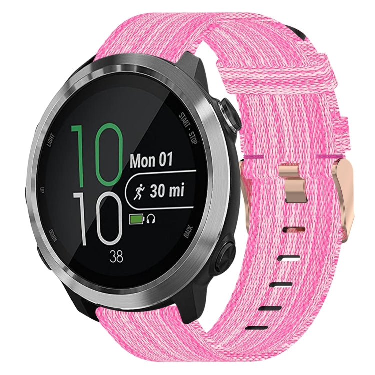 20mm Nylon Woven Watch Band, For Garmin Forerunner 245 Music, For Garmin Forerunner 645, For Garmin Forerunner 645 Music - NMNYSX