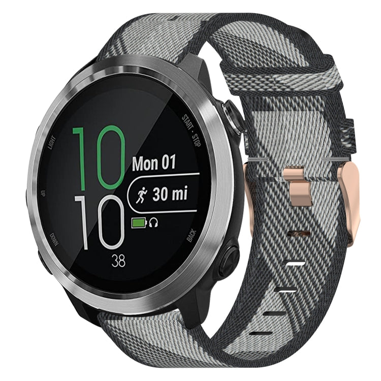 20mm Nylon Woven Watch Band, For Garmin Forerunner 245 Music, For Garmin Forerunner 645, For Garmin Forerunner 645 Music - NMNYSX