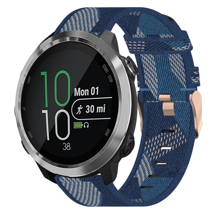20mm Nylon Woven Watch Band, For Garmin Forerunner 245 Music, For Garmin Forerunner 645, For Garmin Forerunner 645 Music - NMNYSX