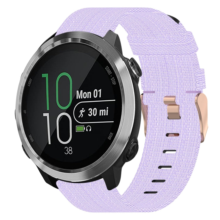 20mm Nylon Woven Watch Band, For Garmin Forerunner 245 Music, For Garmin Forerunner 645, For Garmin Forerunner 645 Music - NMNYSX