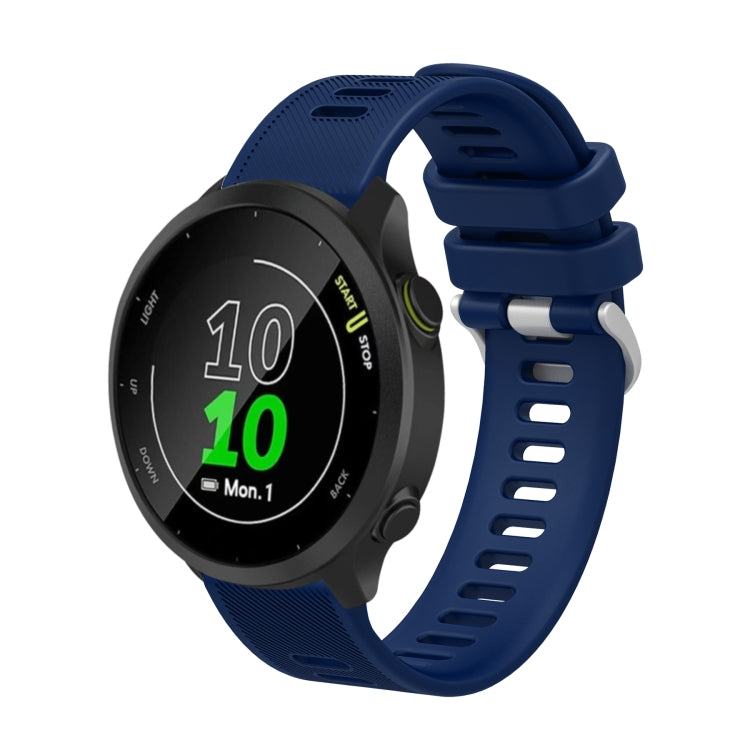 20mm Silicone Twill Watch Band, For Garmin Forerunner 55, For Garmin Venu, For Garmin Venu SQ, For Garmin Vivomove 3 - NMNYSX