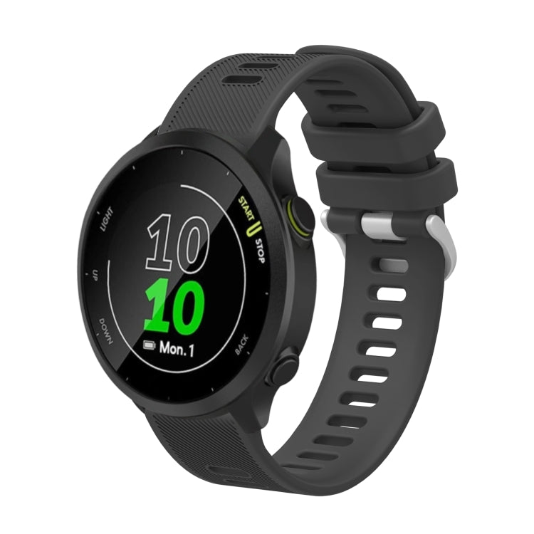 20mm Silicone Twill Watch Band, For Garmin Forerunner 55, For Garmin Venu, For Garmin Venu SQ, For Garmin Vivomove 3 - NMNYSX