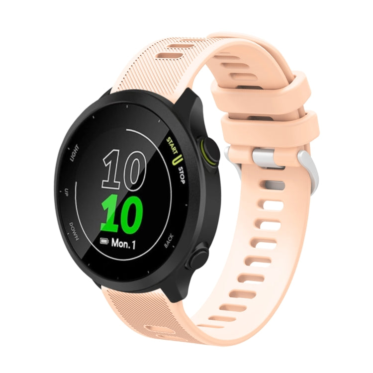 20mm Silicone Twill Watch Band, For Garmin Forerunner 55, For Garmin Venu, For Garmin Venu SQ, For Garmin Vivomove 3 - NMNYSX