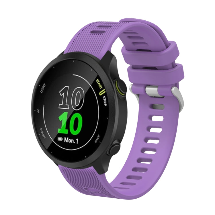 20mm Silicone Twill Watch Band, For Garmin Forerunner 55, For Garmin Venu, For Garmin Venu SQ, For Garmin Vivomove 3 - NMNYSX