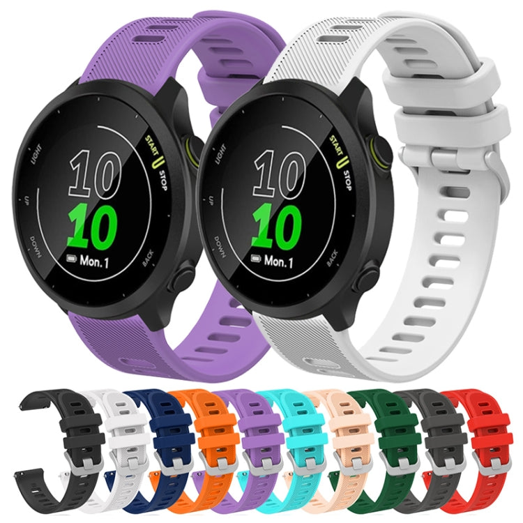 20mm Silicone Twill Watch Band, For Garmin Garminmove Style, For Garmin Vivomove, For Garmin Vivomove HR Sport, For Garmin Vivoactive 3 - NMNYSX