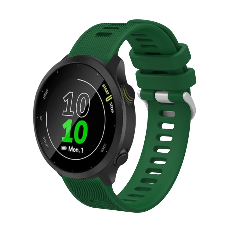 20mm Silicone Twill Watch Band, For Garmin Garminmove Style, For Garmin Vivomove, For Garmin Vivomove HR Sport, For Garmin Vivoactive 3 - NMNYSX