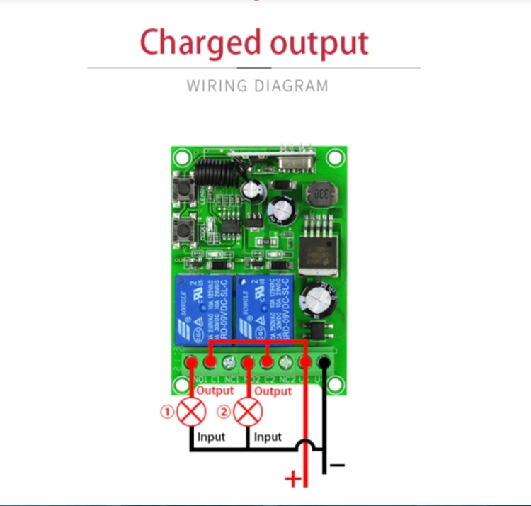 DC 12V 24V 48V Remote Control Switch