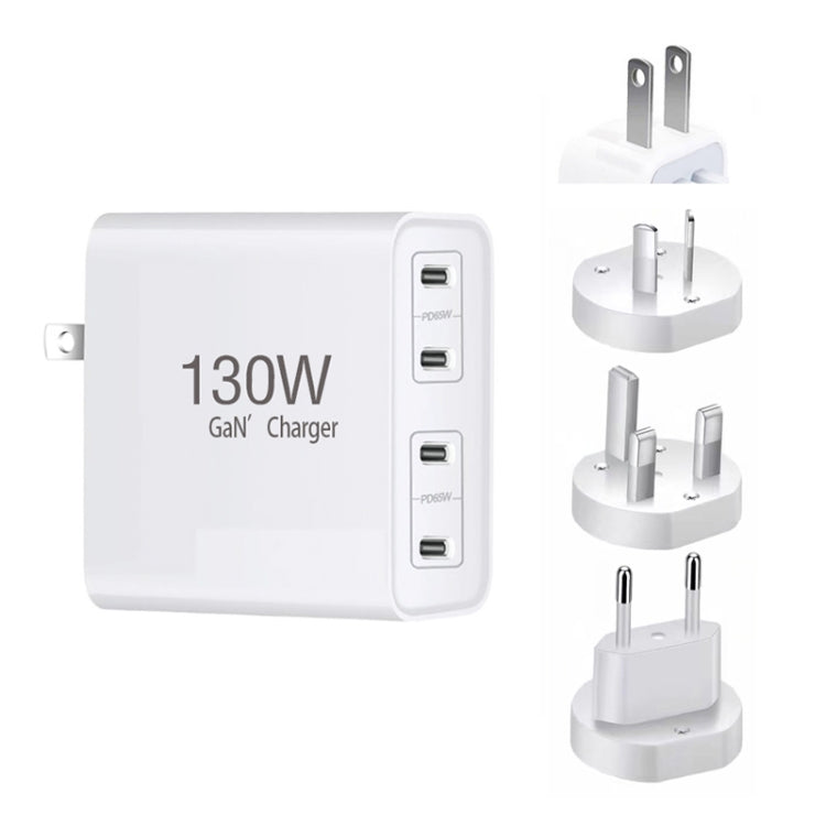 4-Port USB-C PD65W / PD30W Multi Port Type-C Charger
