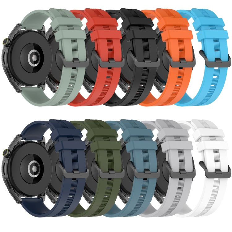 20mm Concave Striped Slicone Watch Band, For Garmin Forerunner 55, For Garmin Venu, For Garmin Venu SQ, For Garmin Garminmove Luxe - NMNYSX