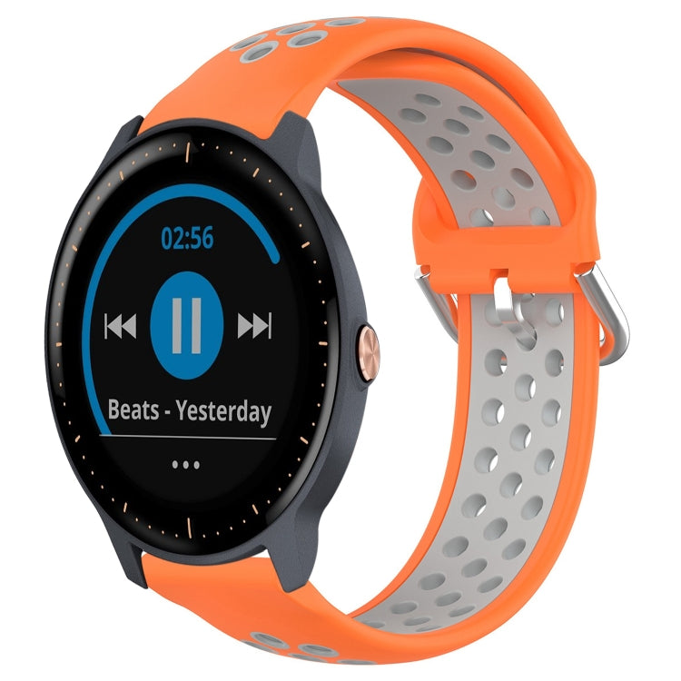 20mm Perforated Breathable Sports Silicone Watch Band, For Garmin Vivoactive3 Music, For Garmin Venu 2 Plus, For Garmin Approach S40