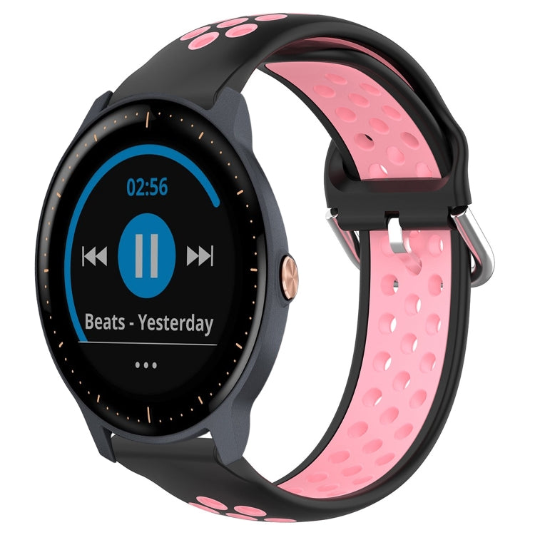 20mm Perforated Breathable Sports Silicone Watch Band, For Garmin Vivoactive3 Music, For Garmin Venu 2 Plus, For Garmin Approach S40