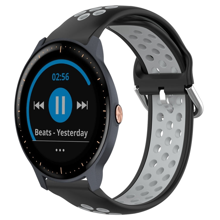 20mm Perforated Breathable Sports Silicone Watch Band, For Garmin Vivoactive3 Music, For Garmin Venu 2 Plus, For Garmin Approach S40