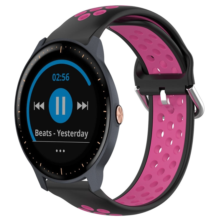 20mm Perforated Breathable Sports Silicone Watch Band, For Garmin Vivoactive3 Music, For Garmin Venu 2 Plus, For Garmin Approach S40