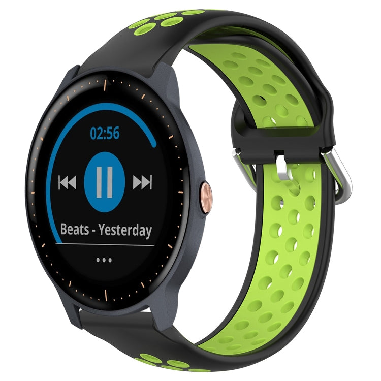 20mm Perforated Breathable Sports Silicone Watch Band, For Garmin Vivoactive3 Music, For Garmin Venu 2 Plus, For Garmin Approach S40