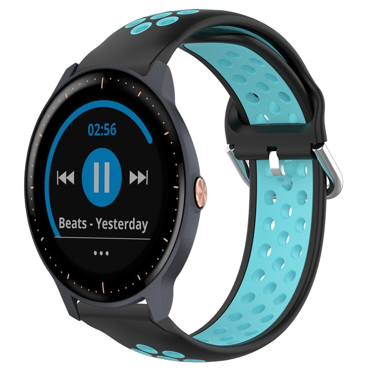 20mm Perforated Breathable Sports Silicone Watch Band, For Garmin Vivoactive3 Music, For Garmin Venu 2 Plus, For Garmin Approach S40