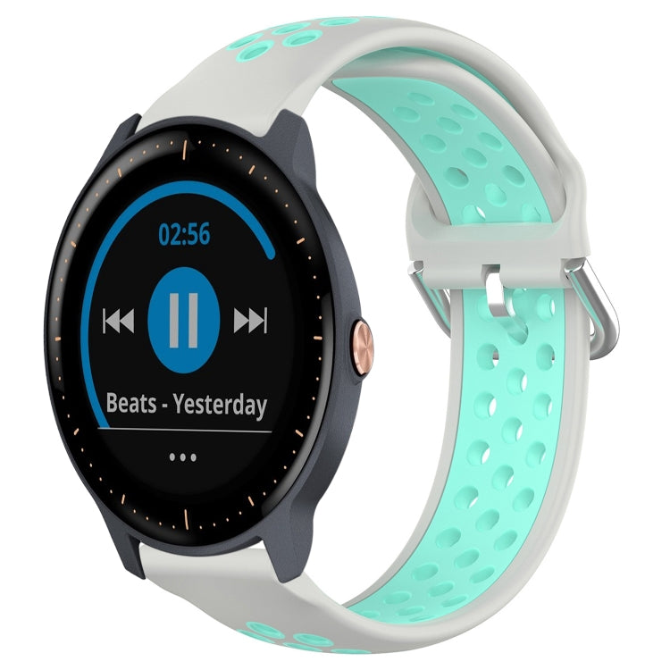20mm Perforated Breathable Sports Silicone Watch Band, For Garmin Vivoactive3 Music, For Garmin Venu 2 Plus, For Garmin Approach S40