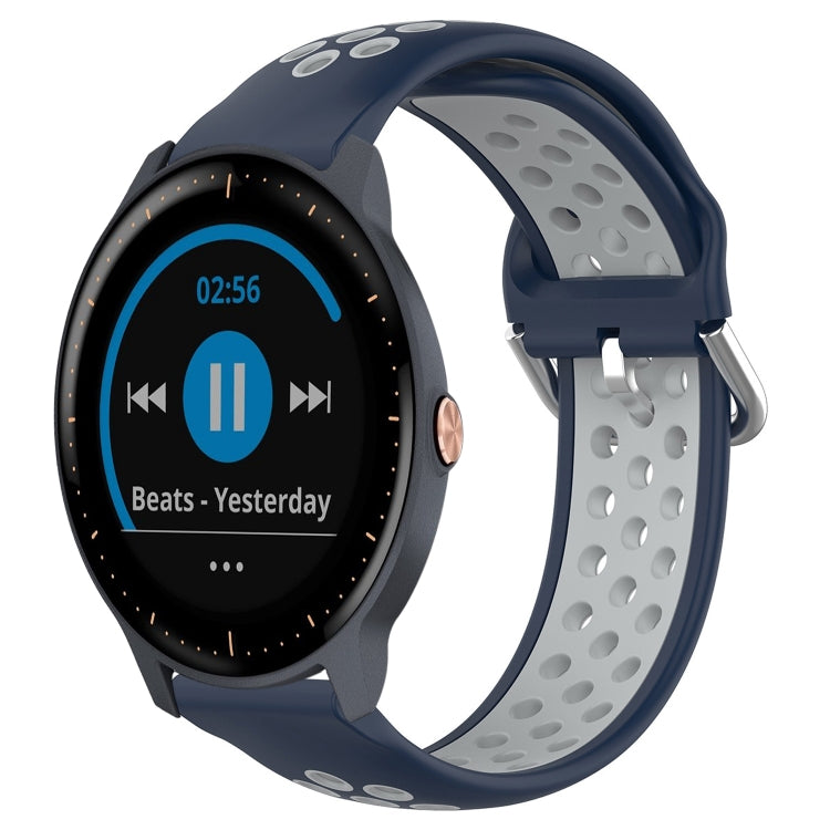 20mm Perforated Breathable Sports Silicone Watch Band, For Garmin Vivoactive3 Music, For Garmin Venu 2 Plus, For Garmin Approach S40