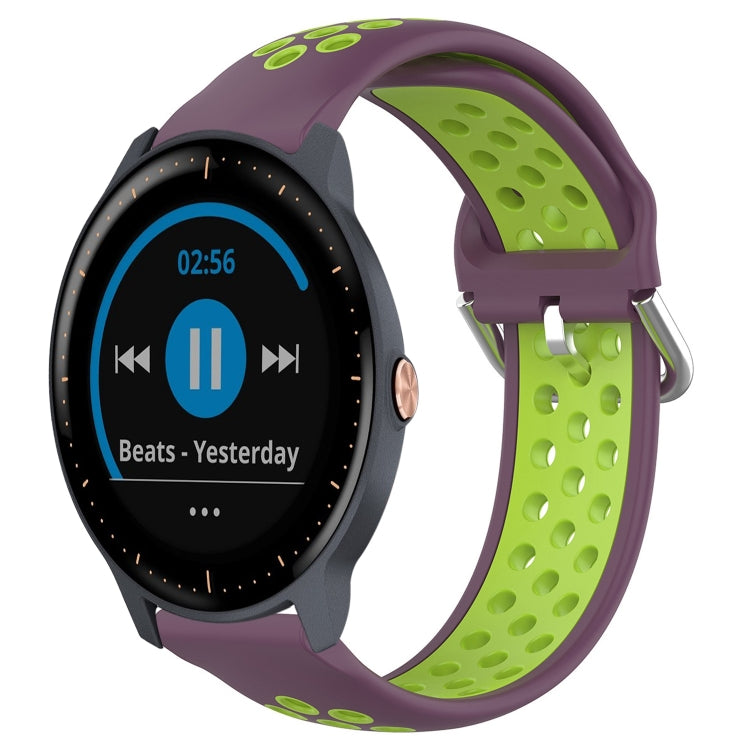 20mm Perforated Breathable Sports Silicone Watch Band, For Garmin Vivoactive3 Music, For Garmin Venu 2 Plus, For Garmin Approach S40
