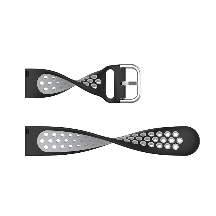20mm Perforated Breathable Sports Silicone Watch Band, For Garmin Venu SQ, For Garmin VivoMove Style, For Garmin VivoMove Luxe