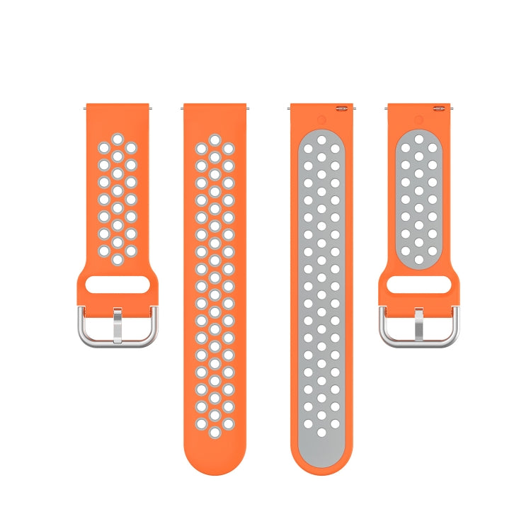 20mm Perforated Breathable Sports Silicone Watch Band, For Garmin Venu SQ, For Garmin VivoMove Style, For Garmin VivoMove Luxe