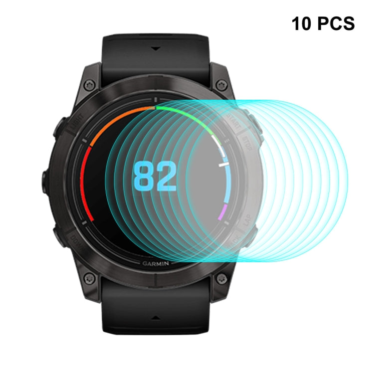 10pcs ENKAY 0.2mm 9H Tempered Glass Screen Protector Watch Film, For Garmin Approach S70 42mm, For Garmin Epix Pro Gen 2 51mm - NMNYSX