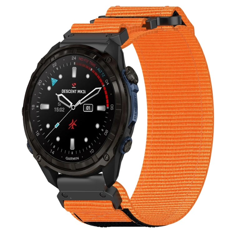 20mm Nylon Hook And Loop Fastener Watch Band, For Garmin Descent Mk3i 43mm