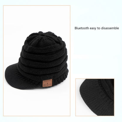 YZ Binaural Call Music Bluetooth Cap Winter Warm Wireless Headset Cap