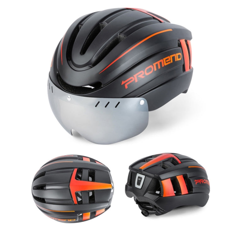 PROMEND TK-12H15 Bike Helmet with Warning Light