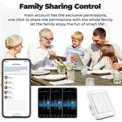 ZigBee Smart Single-fire Zero-fire Switch, Spec: