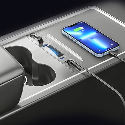 For Tesla Model 3 Y 27W USB-C/Type-C Docking Station HUB