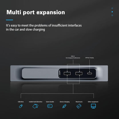 For Tesla Model 3/Y Car T09 USB Hub Docking Station