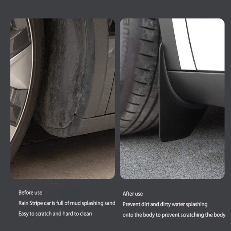 4pcs /Set Splash Guards Matte Fender