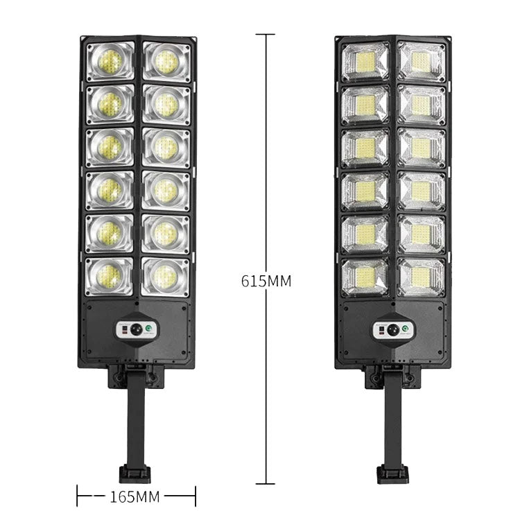 LED Strong Light Double Row Solar Garden Light Induction Street Lamps, E-SMARTER W789A-6, E-SMARTER W789B-6 - NMNYSX