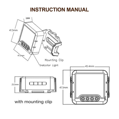 Smart Switch Module For Alexa / Google Home / Tuya Smart Life APP