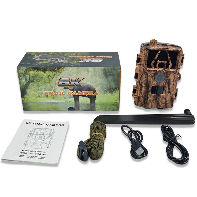 4G Hunting Camera Night Vision SIM Card HD 8K 60MP Photo Video Hunting Camera, PR801LTE European Version, PR801LTE USA  Australia Version - NMNYSX