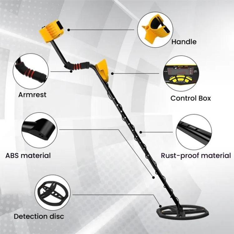 Goint MD6350 Handheld Underground Metal Detector Outdoor Archaeology Waterproof Treasure Hunting Detector, MD6350 - NMNYSX