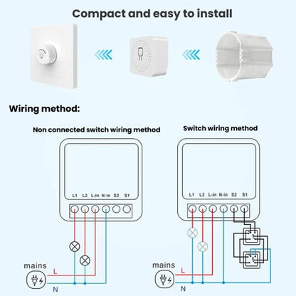 Smart Switch Voice Timer Switch For Amazon Alexa / Google Assistant