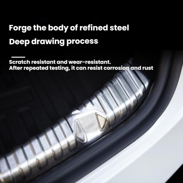 For Tesla Model 3 Highland Stainless Steel Trunk Sill Guard